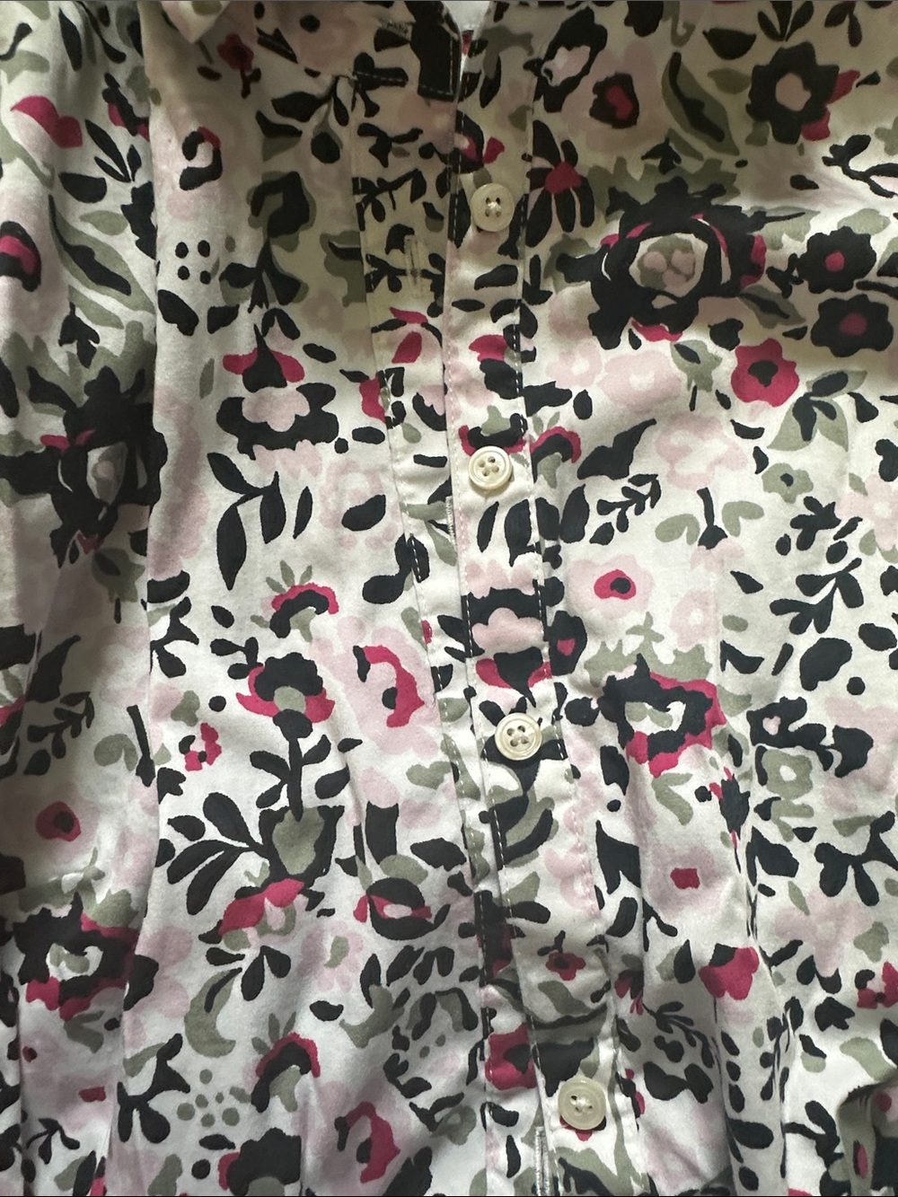 Untuckit | For Her Simone Floral Button Wrap Tie Shirt Dress | 6 - Picture 5 of 5